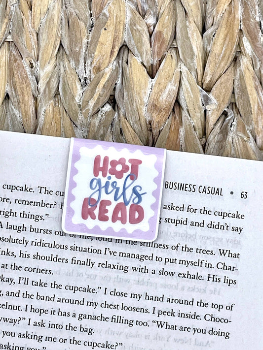 Hot Girls Read | Magnetic Bookmark