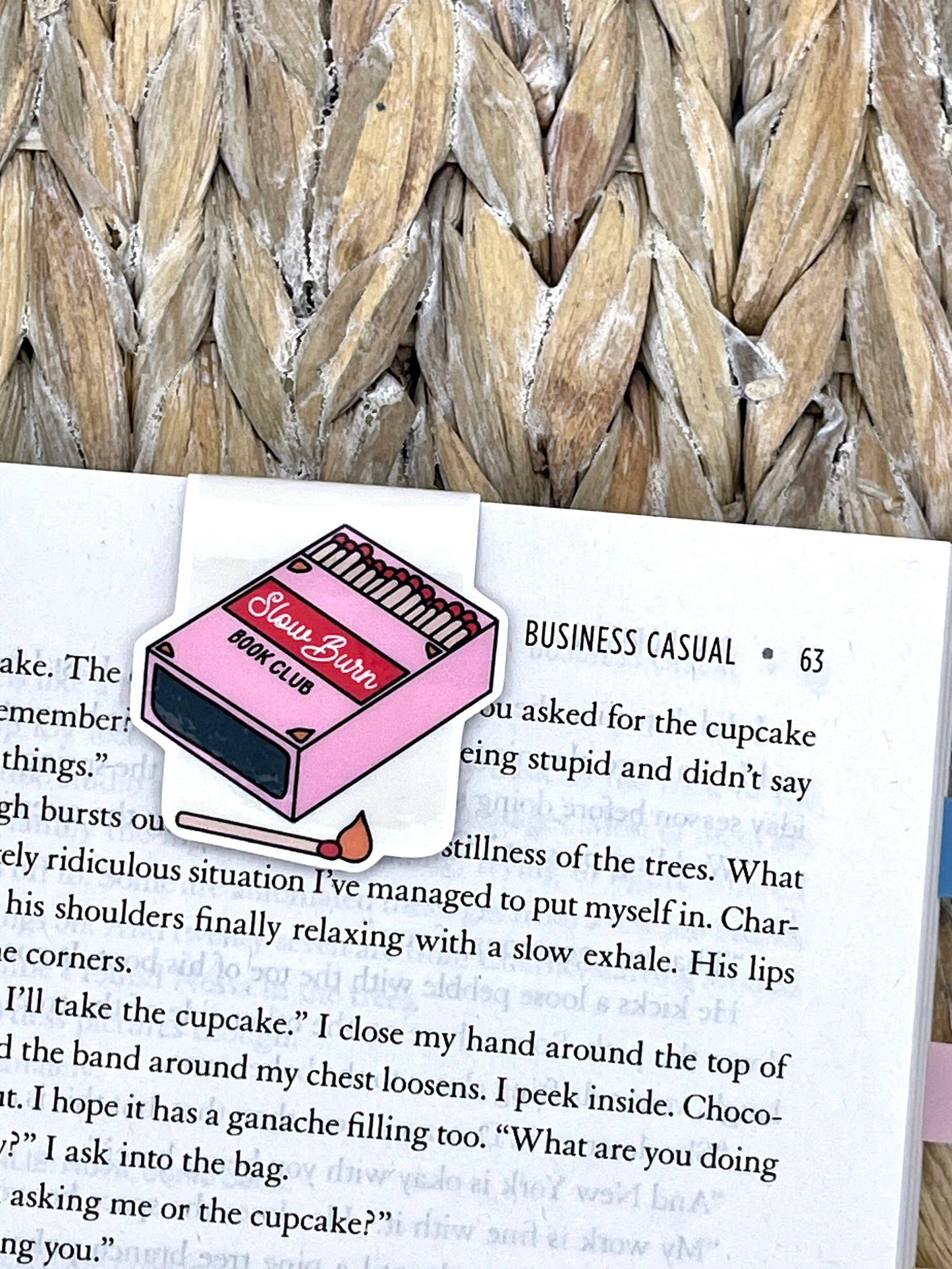 Slow Burn Romance Matchbox | Magnetic Bookmark