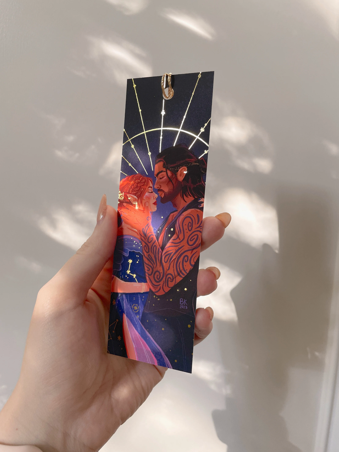 Nesta & Cassian Gold Foil Bookmark