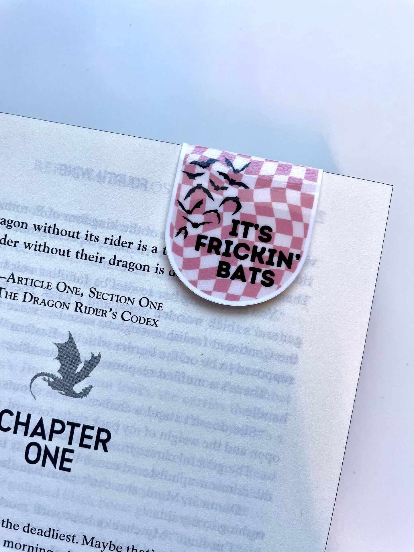 It's Frickin' Bats Halloween Spooky Bookmark | Magnetic Bookmark | Page Marker | Planner Bookmark | Bookish Gift | Bookstagram Booktok