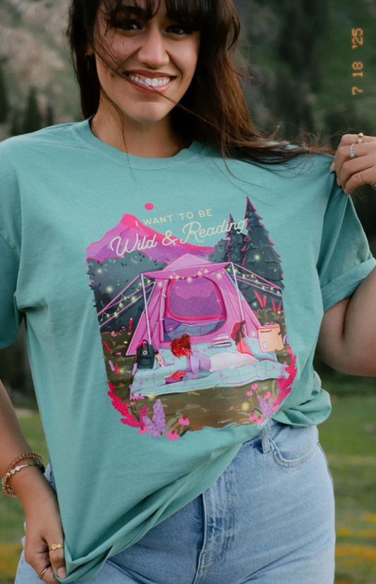 Wild and Reading Graphic T-Shirt