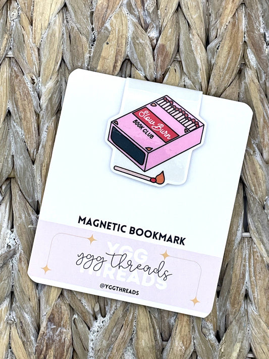 Slow Burn Romance Matchbox | Magnetic Bookmark