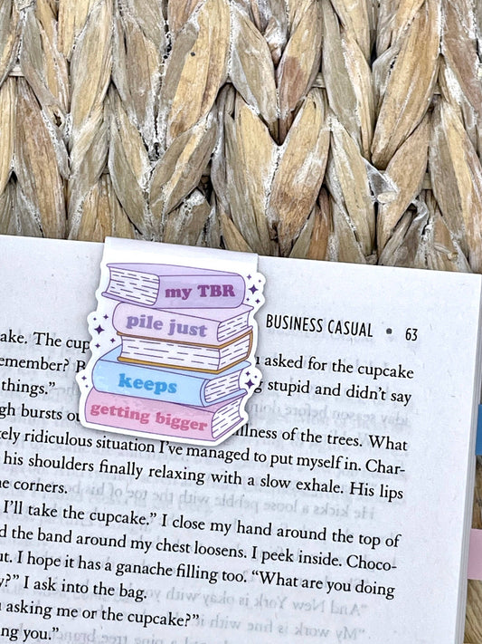 My TBR Pile Just Keeps Getting Bigger | Magnetic Bookmark