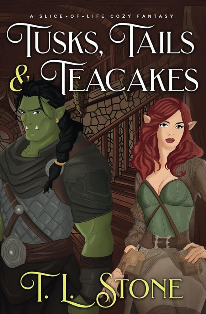 Tusks, Tails & Teacakes: A Slice-of-Life Cozy Romantic Fantasy (Tales from the Tavern) cover image