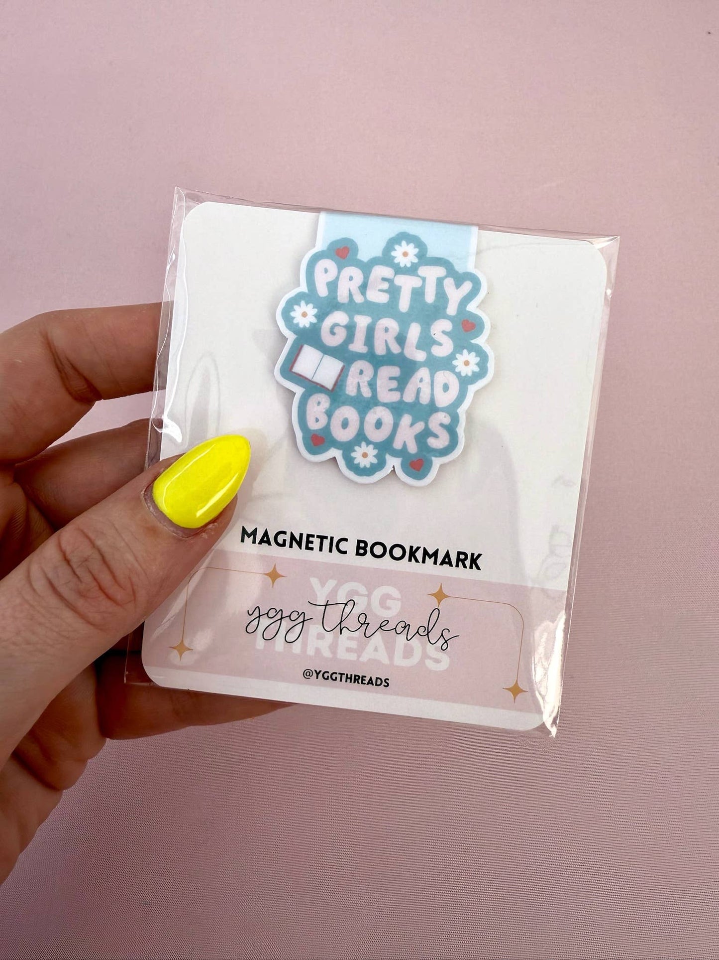 Pretty Girls Read Books | Magnetic Bookmark