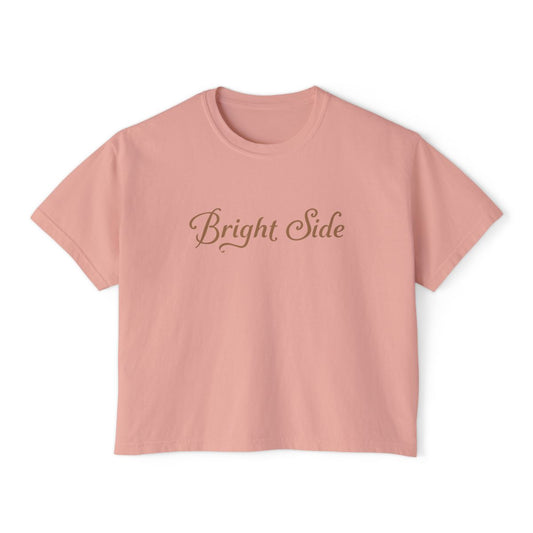 Boxy Tee Brown Sugar Bright Side