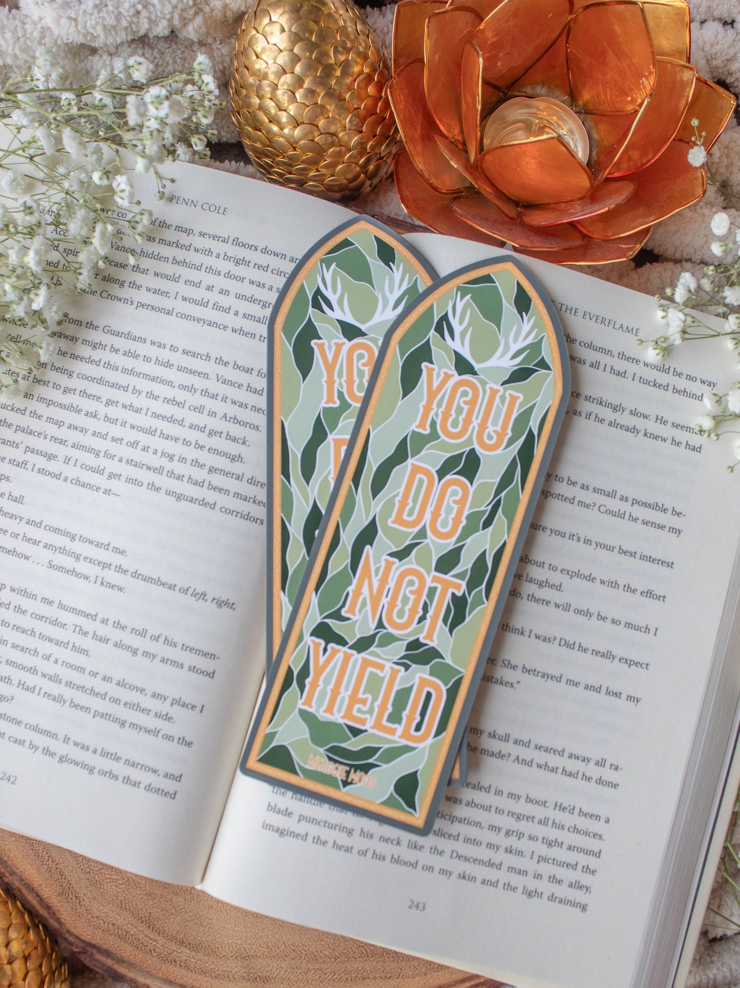 Throne of Glass Window Die-Cut Bookmark
