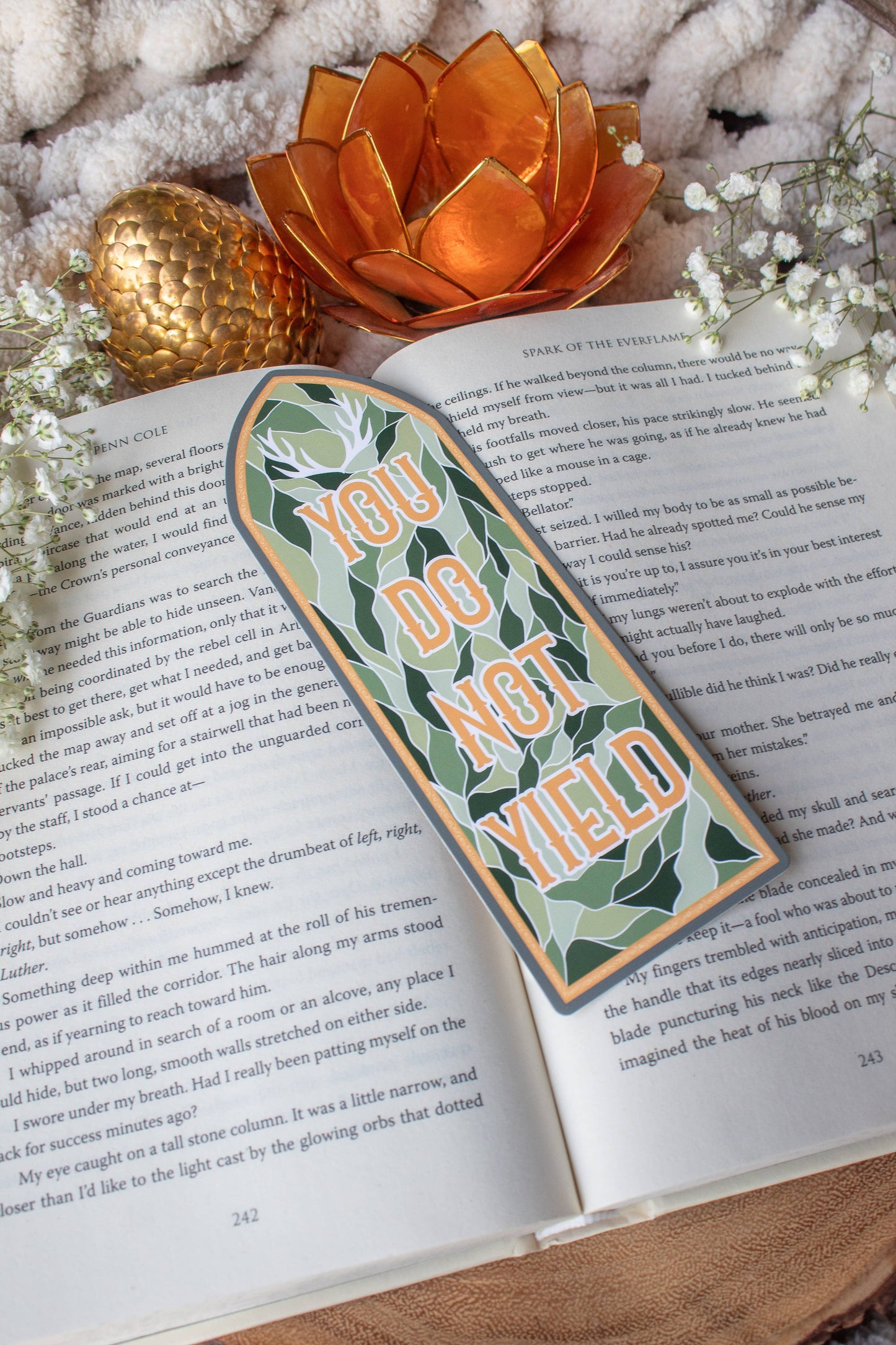 Throne of Glass Window Die-Cut Bookmark