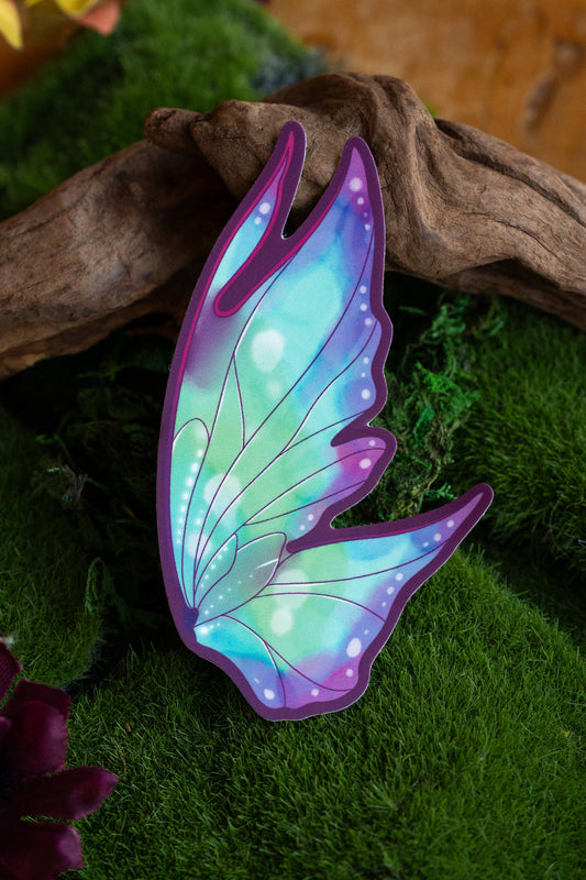 Aurora Wing Vinyl Sticker | Bookish Sticker