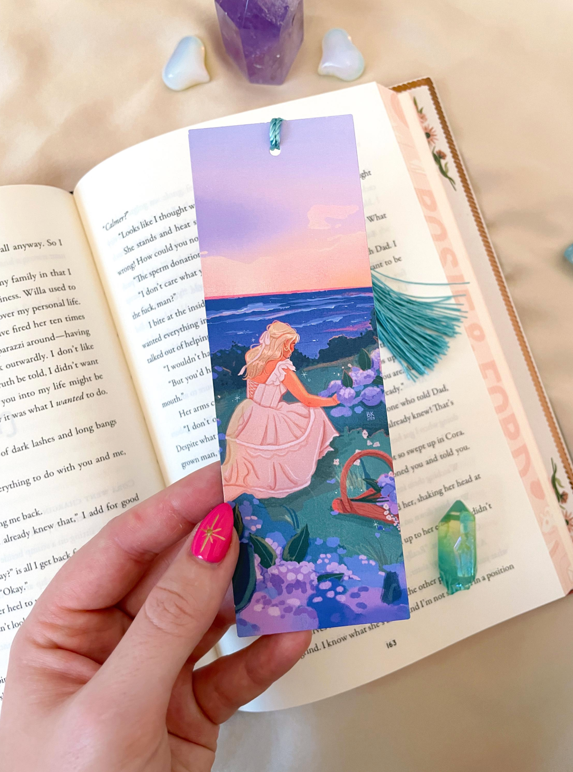 Hydrangeas by the Sea Bookmark