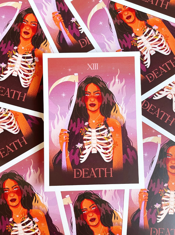 Death  Tarot Print