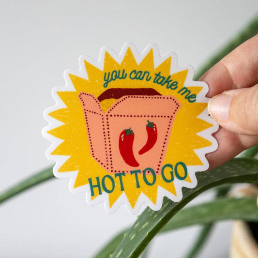 Hot to Go Sticker