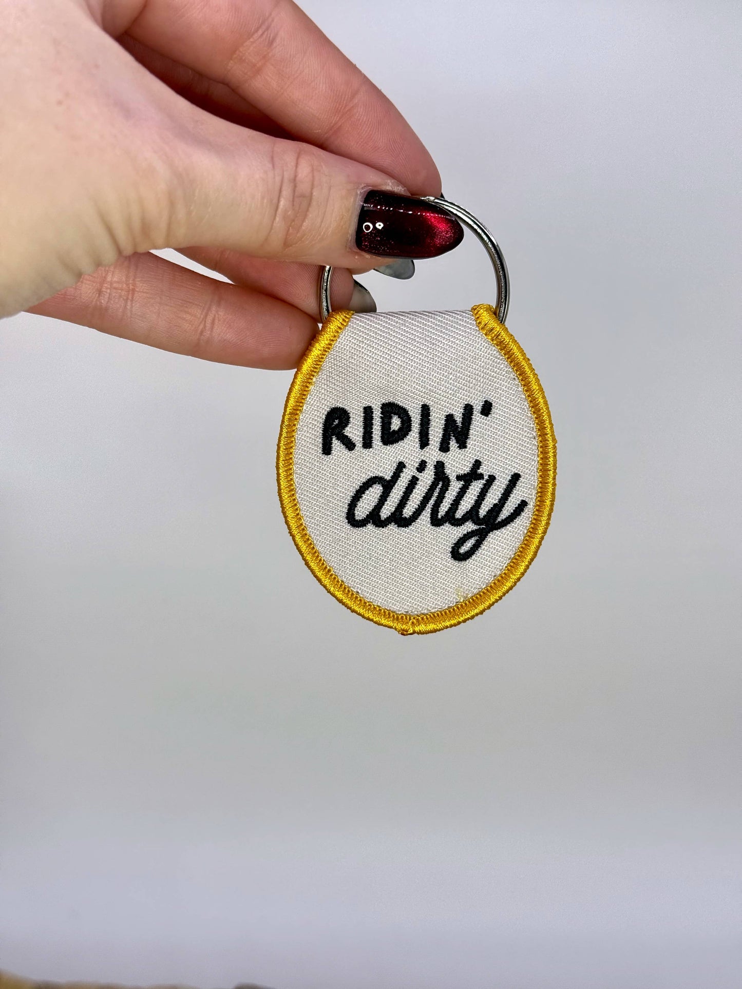 Ridin' Dirty Goose Keychain 