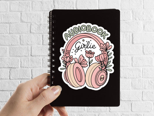 Audio Book Girlie Sticker