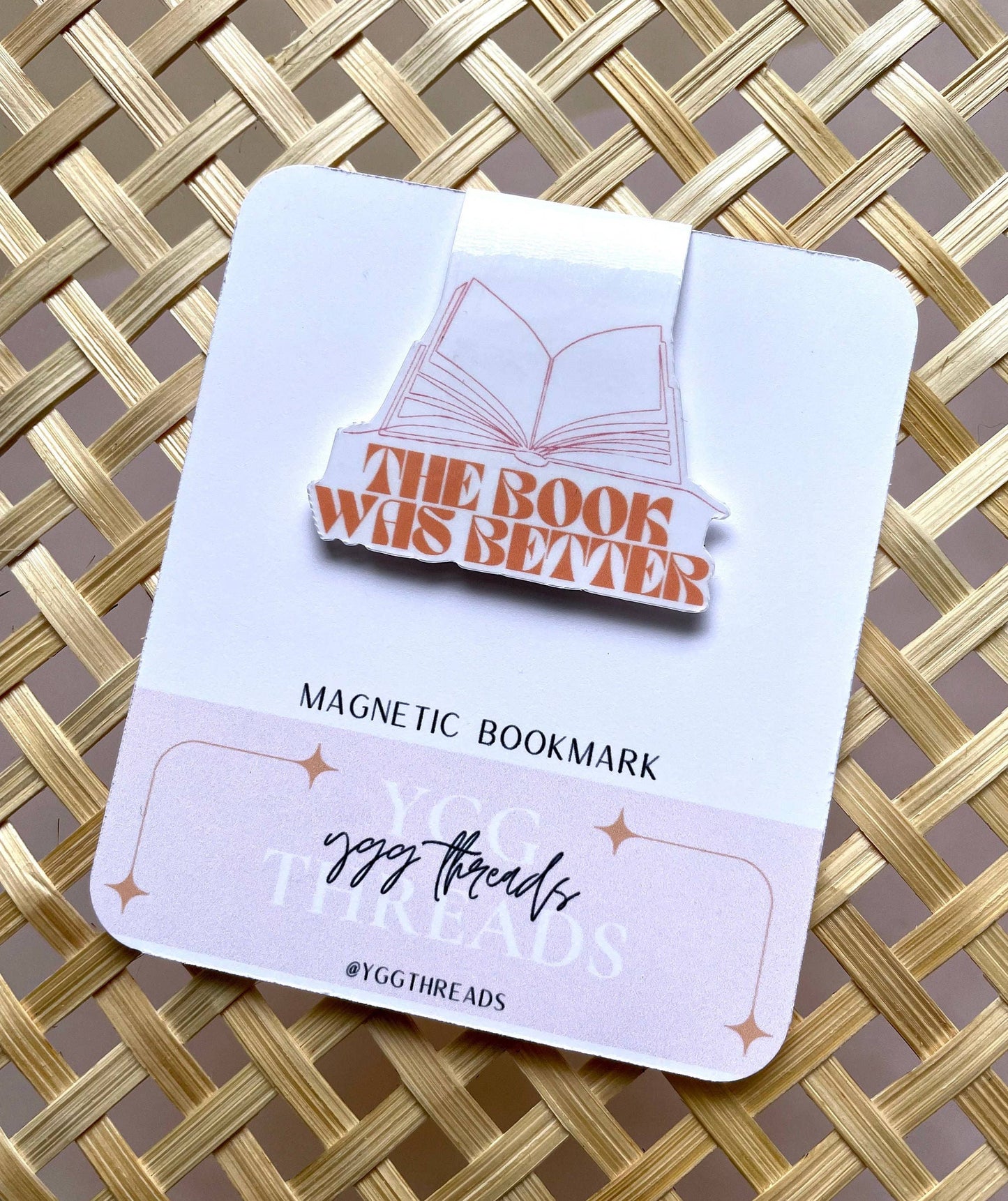 The Book Was Better | Magnetic Bookmark | Page Marker