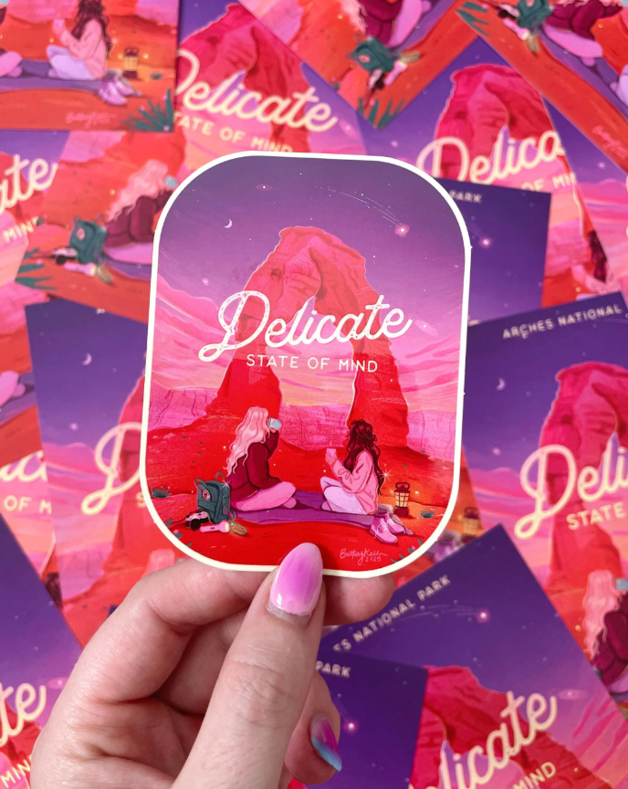 Delicate State of Mind Sticker - Arches National Park