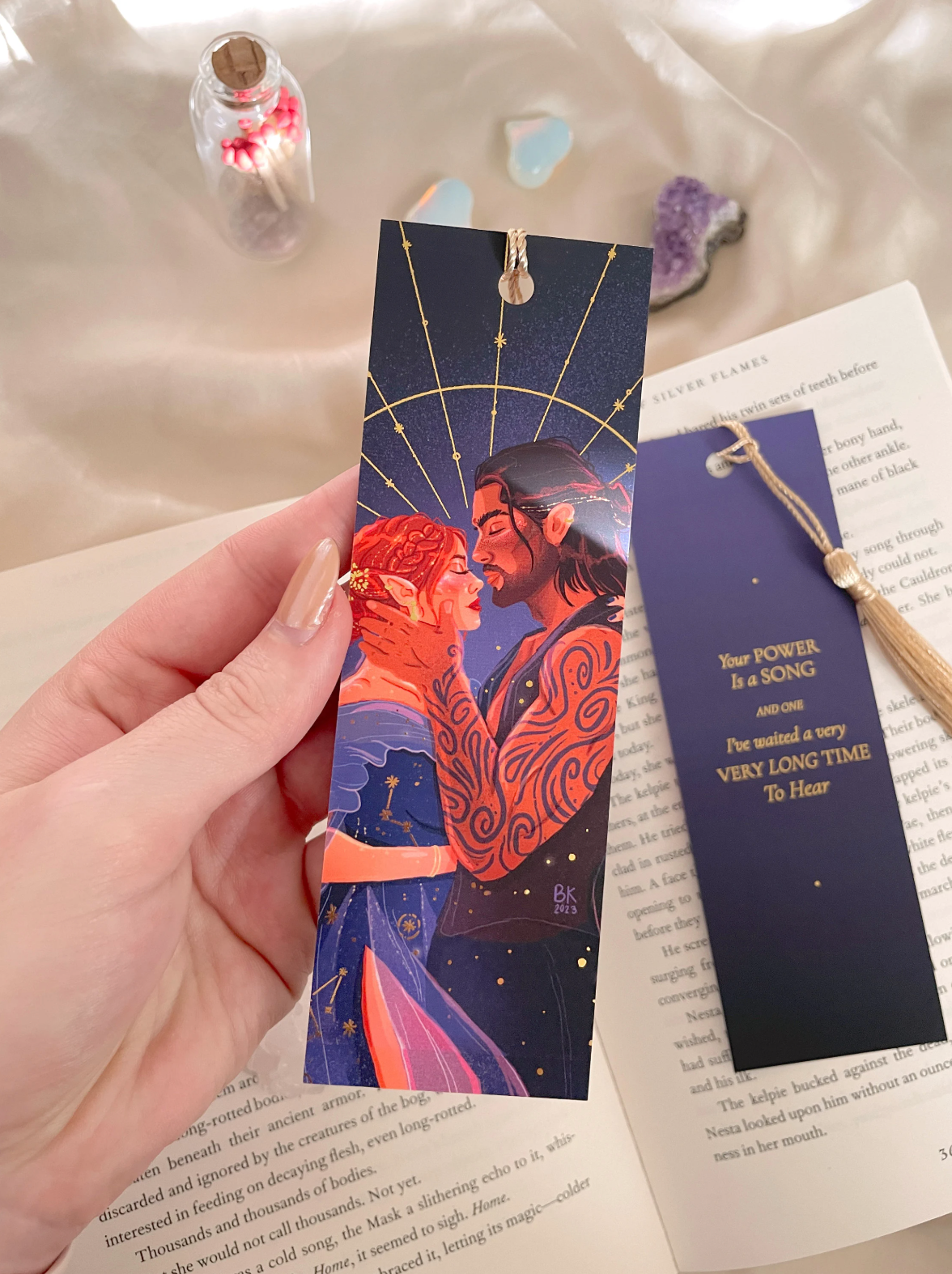 Nesta & Cassian Gold Foil Bookmark