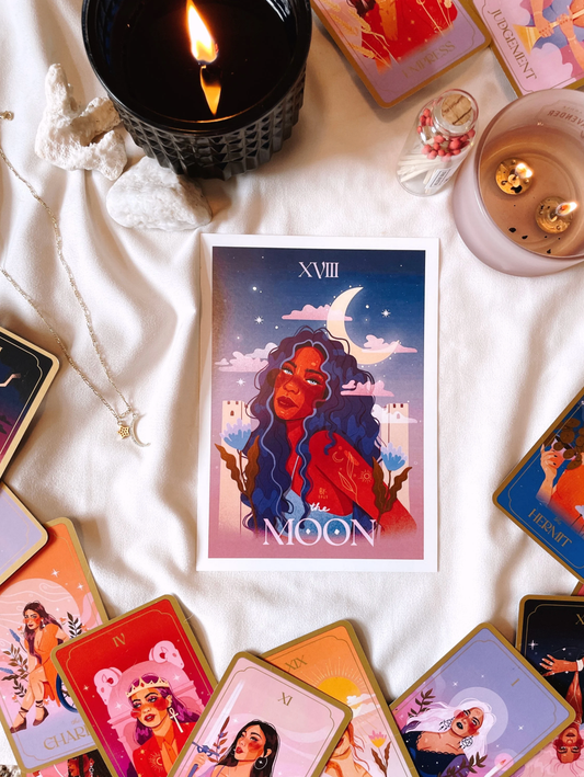The Moon Tarot Print