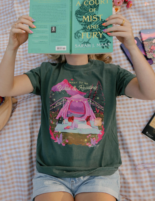 Wild and Reading Graphic T-Shirt