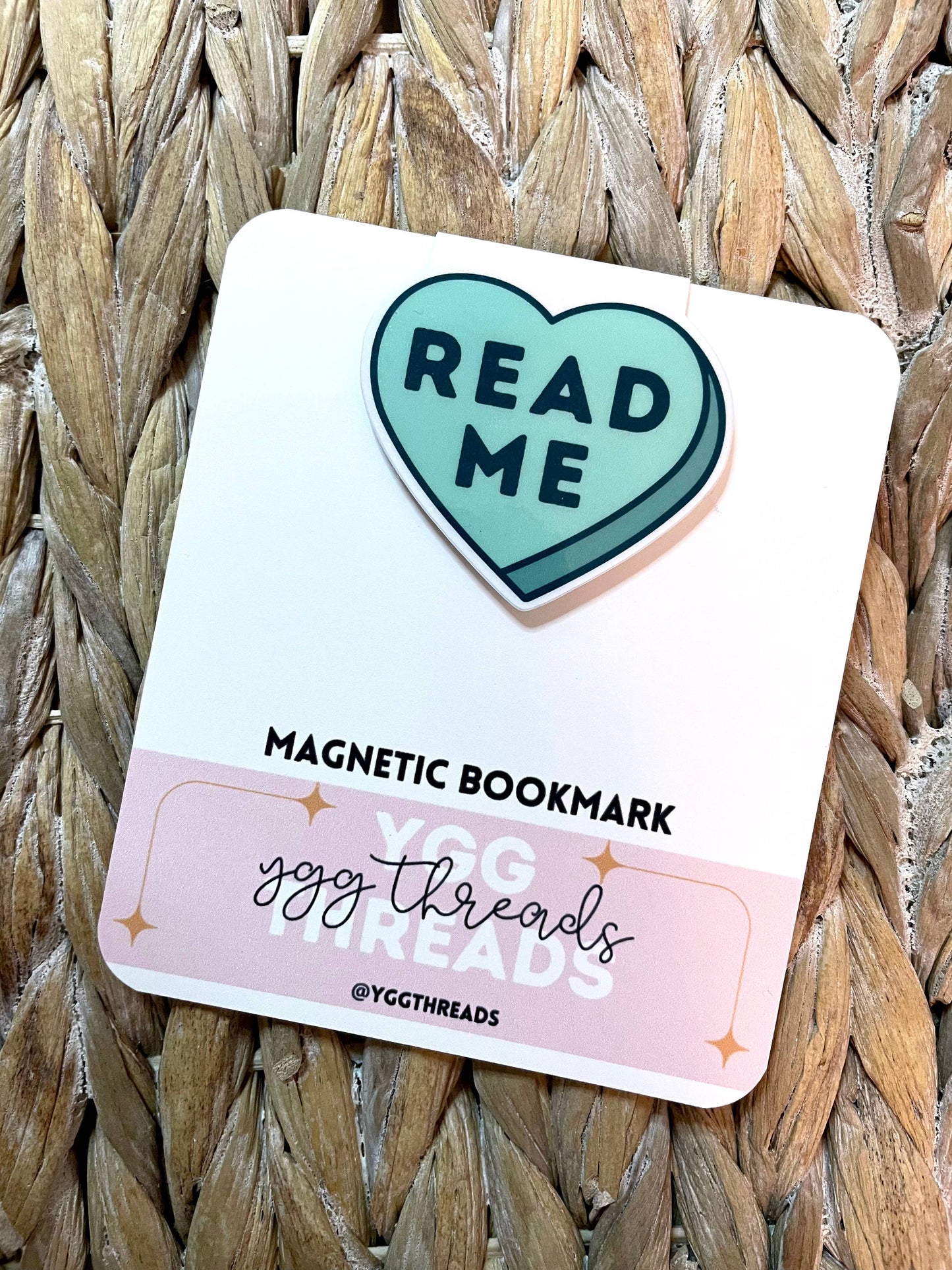 Read Me Valentines Candy Heart | Magnetic Bookmark