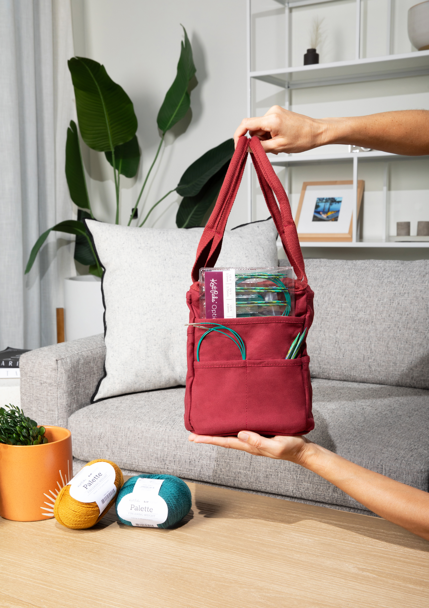 Soolla Studio Artist Bag, Blue Skies, Craft Tote Bag