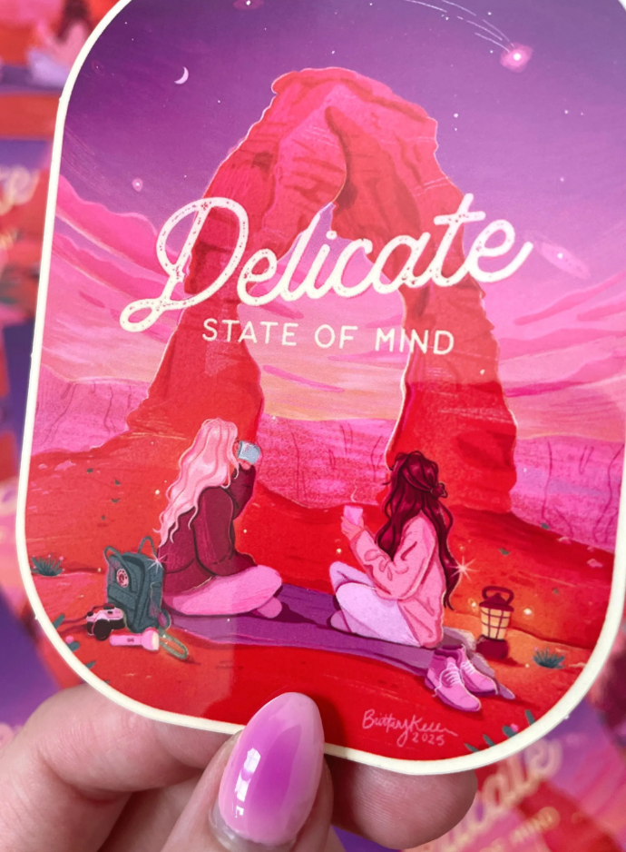 Delicate State of Mind Sticker - Arches National Park