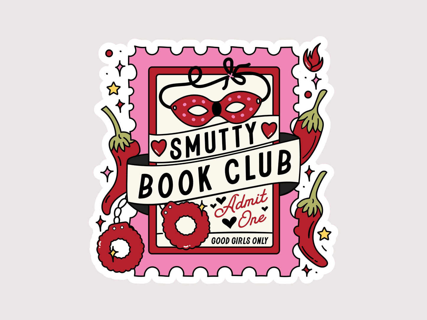 Smutty Book Club Sticker