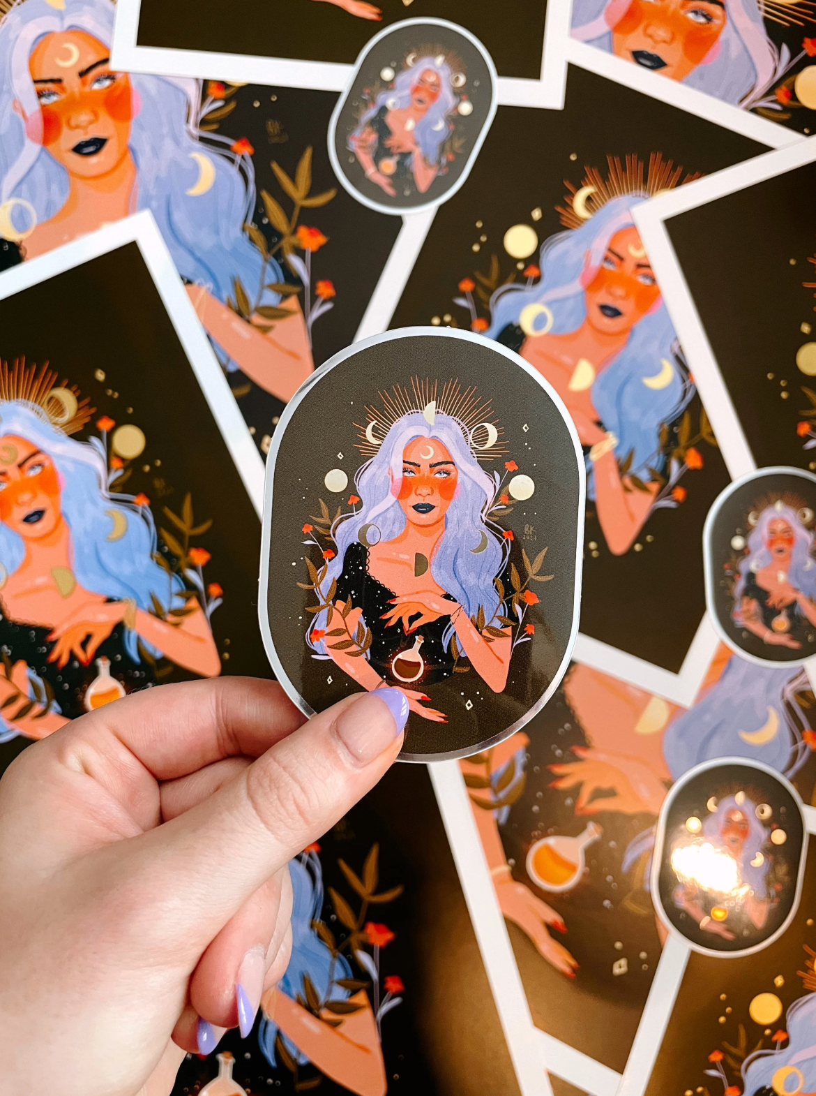 Moon Witch Sticker