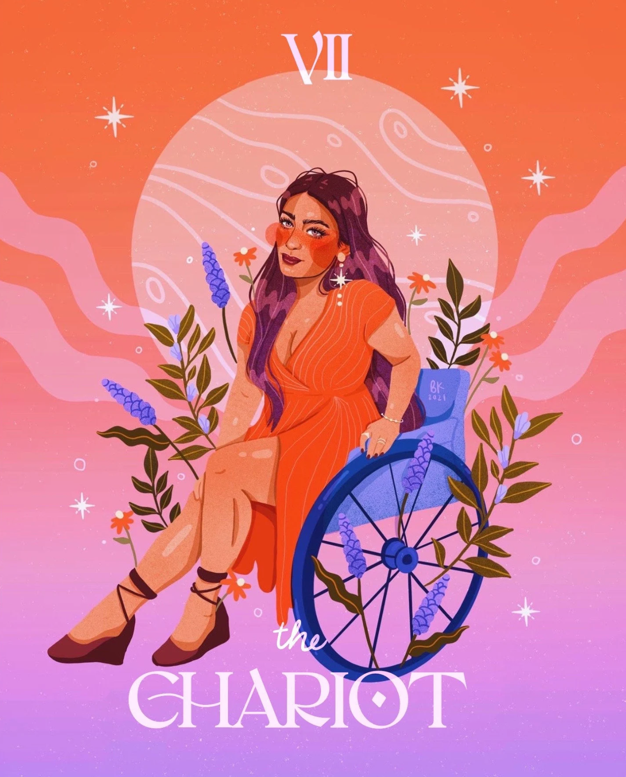 The Chariot Tarot Print