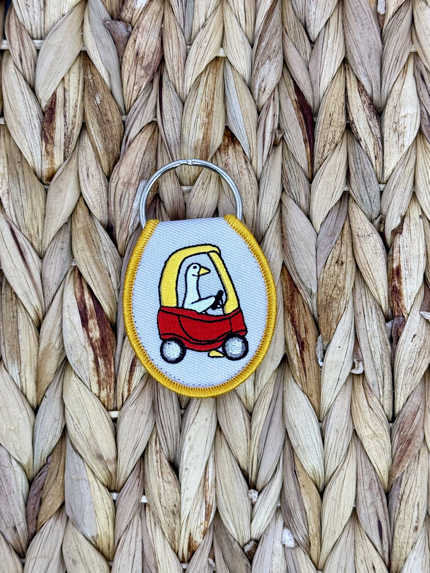 Ridin' Dirty Goose Keychain 