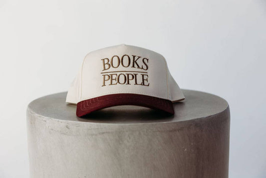 Books/People Vintage Embroidered Trucker Hat