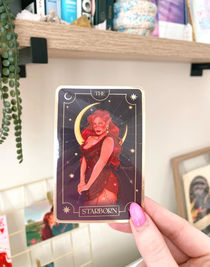 Bryce Tarot Card Sticker - Cresent City