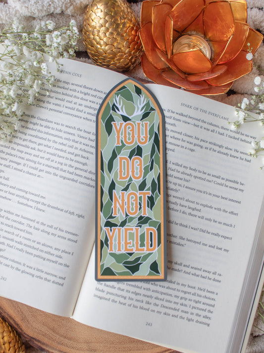 Throne of Glass Window Die-Cut Bookmark