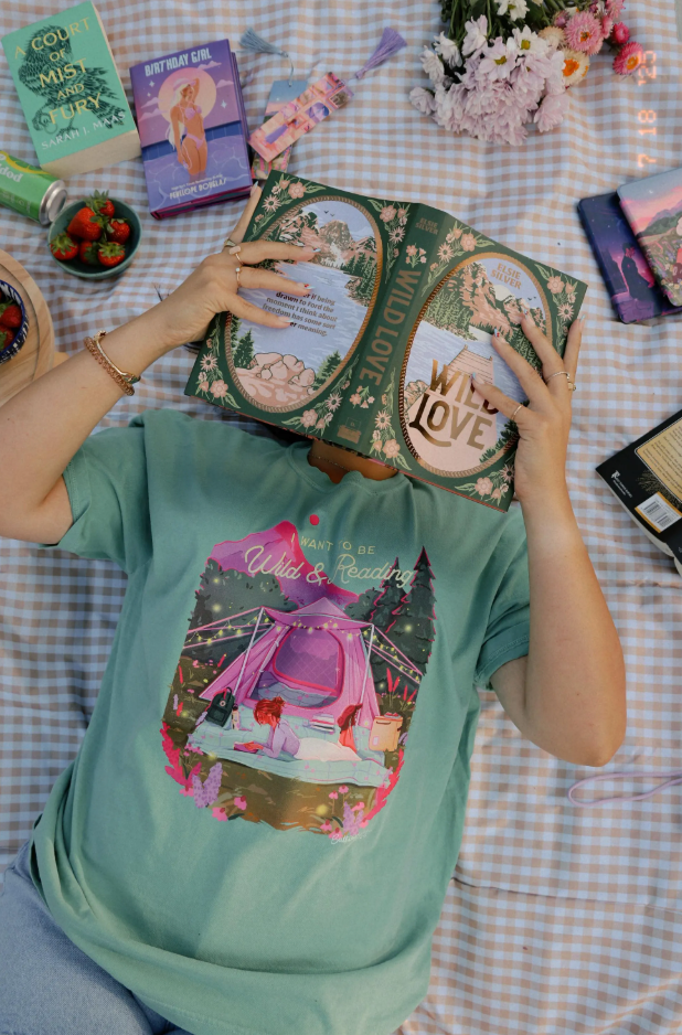 Wild and Reading Graphic T-Shirt