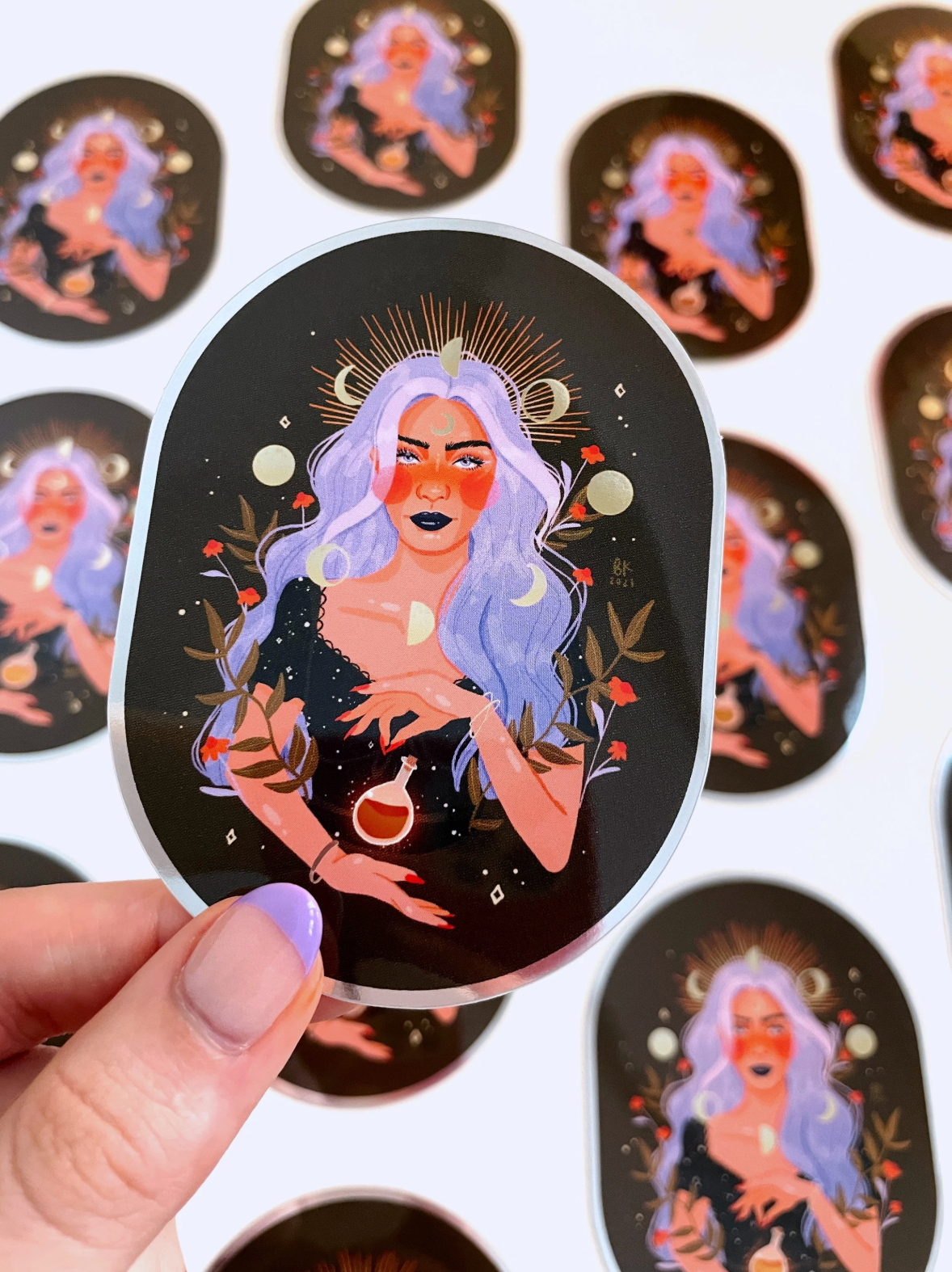 Moon Witch Sticker