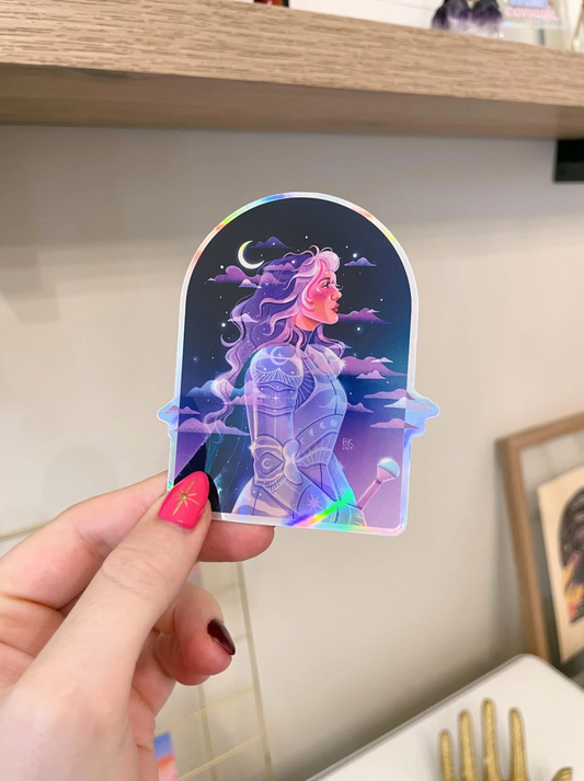 Moonlight Knight Holographic Sticker