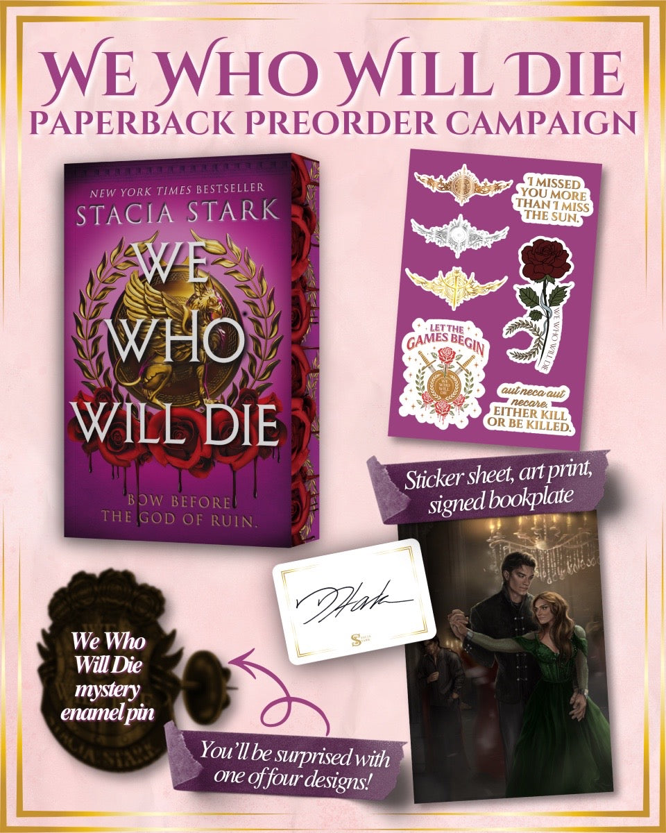 We Who Will Die: An Epic Romantasy of Forbidden Love, Deadly Secrets, and Vampires in a High-Stakes Arena, Discover a Vividly Reimagined Ancient Rome (Empire of Blood, 1)