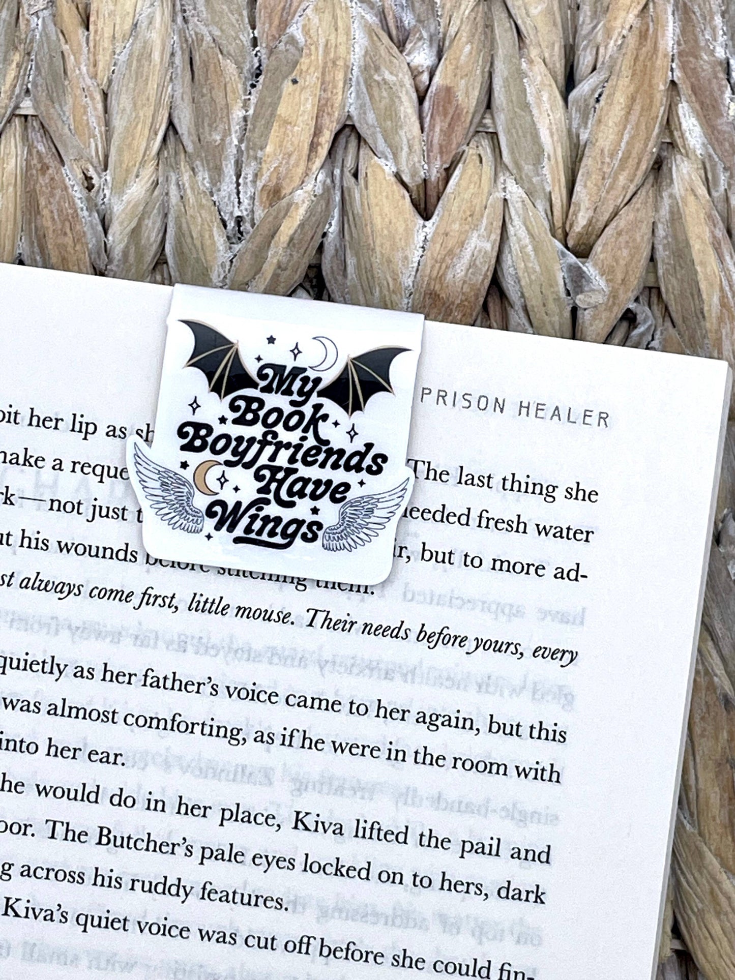 My Book Boyfriends Have Wings | Magnetic Bookmark