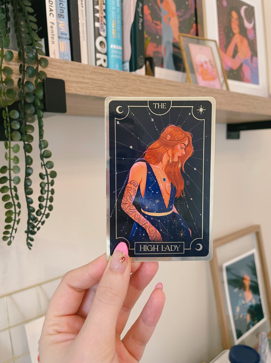 Feyre Tarot Card Sticker - ACOTAR
