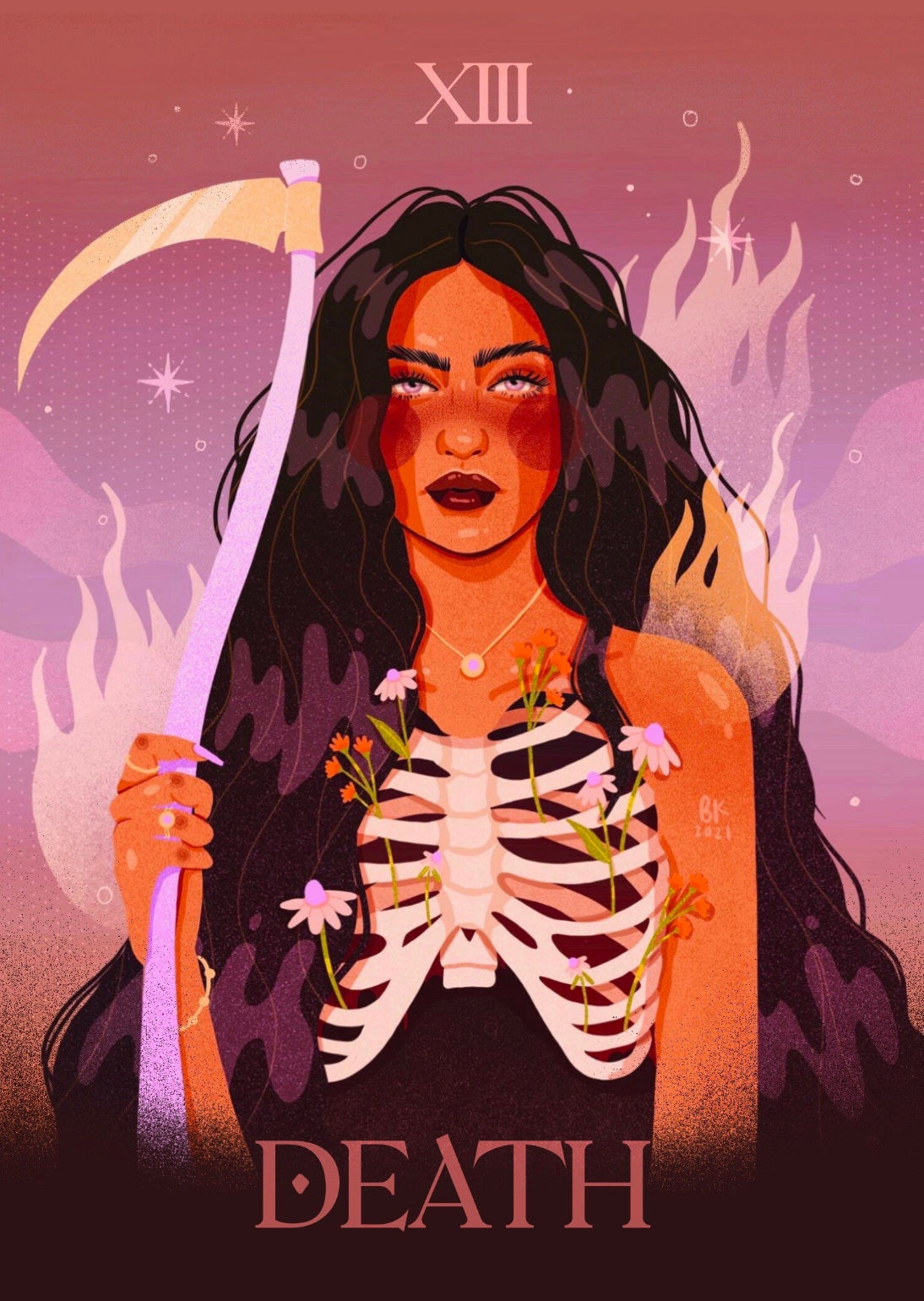 Death  Tarot Print