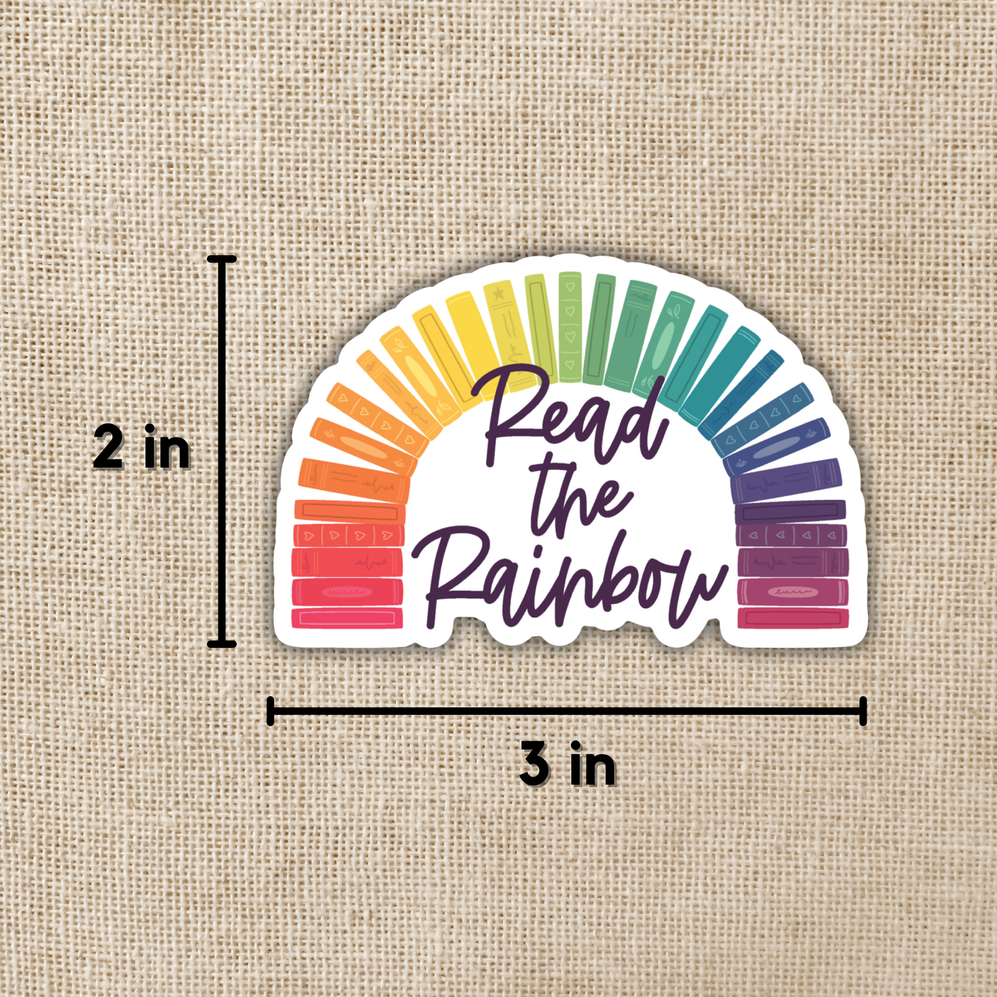 Read the Rainbow Sticker