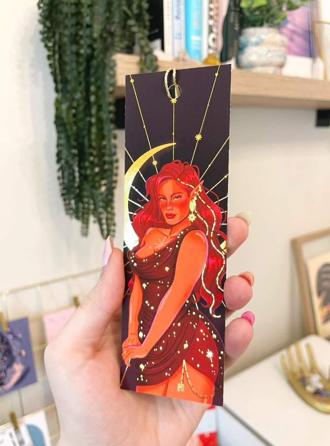 Bryce Gold Foil Bookmark
