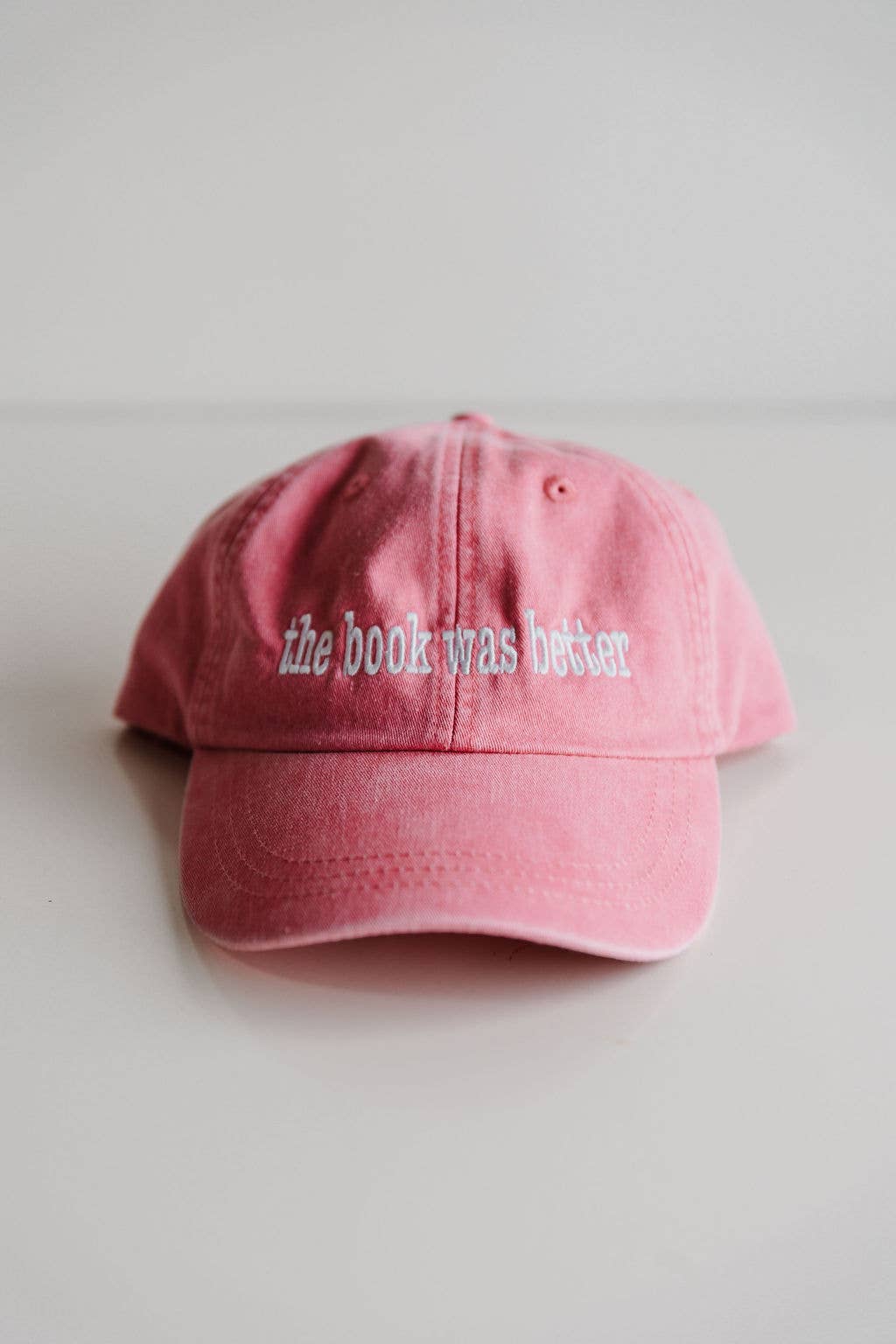 The Book Was Better Embroidered Dad Hat