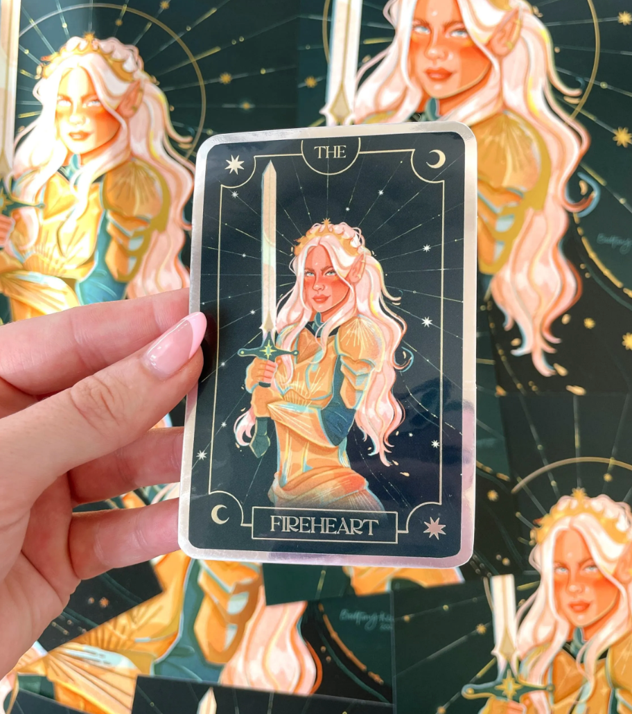 Aelin Tarot Card Sticker - TOG