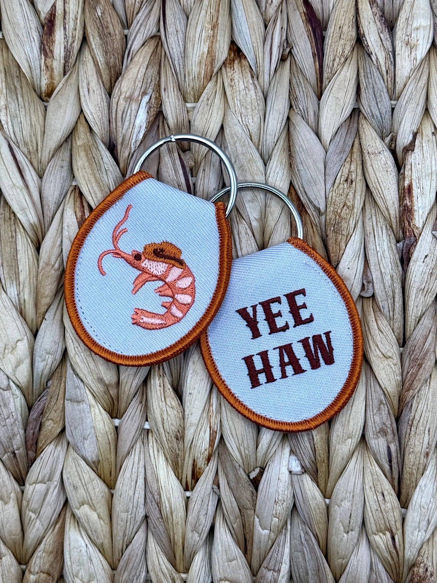 Yee Haw Shrimp Keychain