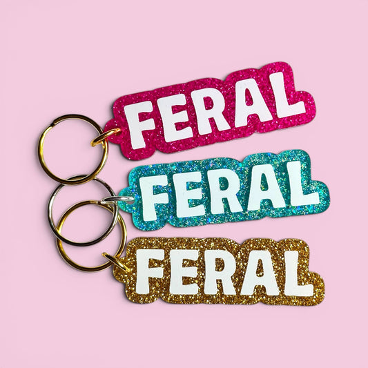 Feral - Keychain or Magnet!