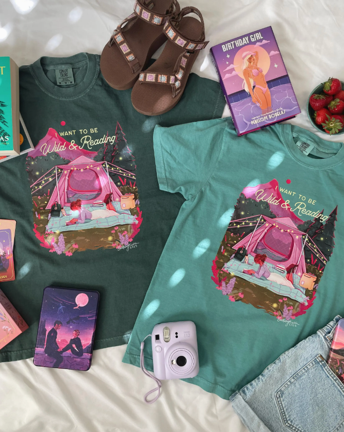 Wild and Reading Graphic T-Shirt