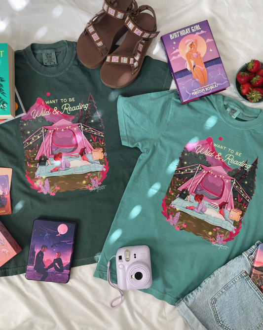 Wild and Reading Graphic T-Shirt