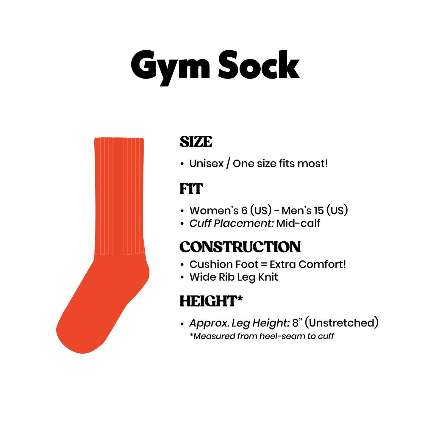 Horny For Books Gym Crew Socks
