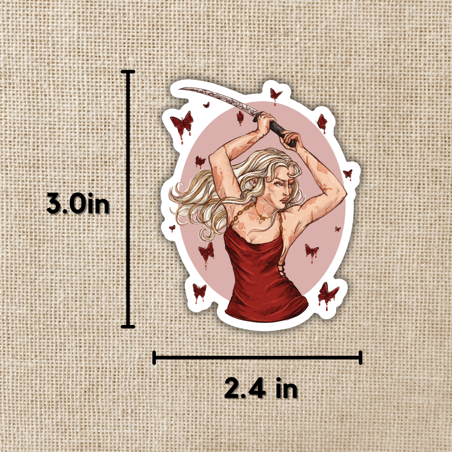 Tisaanah Vytezic Sticker | Daughter of No Worlds